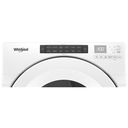 Whirlpool - 7.4 Cu. Ft. Stackable Gas Dryer with Wrinkle Shield Option - White