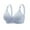 Light Blue, variant on Latex Hole Cup Breathable Non Wired Fall Underwear Bras for Women Gray