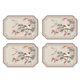 thumbnail image 1 of Juego de 4 manteles individuales de piel sintética, antideslizantes, impermeables, lavables, lavables, para cocina, comedor, mesa de PVC, 50*40cm, 1 of 5