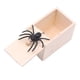 thumbnail image 1 of Caja de broma de madera para asustar arañas, sorpresa, broma, para April Fools, 1 of 1