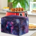 thumbnail image 3 of HELLHERO Galaxy Cat Butterfly Print Toaster Cover 4 Slice, Dustproof Protector for Kitchen Small Appliance with Top Handle and Ajustable Drawstring, 3 of 8