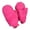 Pink, variant on Women's Faux Fur Wrist Length Fingerless Sherpa Lined Convertible Mittens Gloves-Hot Pink