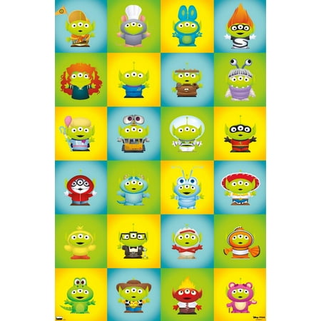 Disney Pixar - Aliens Group Wall Poster, 14.725" x 22.375"