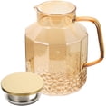 thumbnail image 3 of Water Pitcher Glass Kitchen Water Dispenser Glass Pitcher with Infuser Lid Kitchen Glass Pitcher(1800ml), 3 of 5