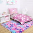 Softlife Soft Rainbow Area Rugs for Children Room, Fluffy Colorful Rugs