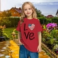 thumbnail image 5 of ZACPNCV Flag Shirt for Toddler Kids Boys Girls USA Flag T-Shirt 4th of July Shirt Patriotic Tee Tops Red 5-6 Years, 5 of 9