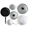 thumbnail image 3 of Cinsa Bateria de cocina Terranova Vaquitas en el corral, 9 piezas, Acero Vitrificado Novacero, Blanc, 3 of 9