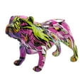 thumbnail image 2 of Escultura de bulldog de resina decorativa, figura de perro, estatua, decoración de mesa segundo, 2 of 8
