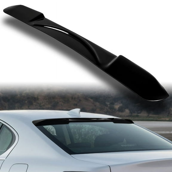Stay Tuned Performance For 2013-2020 Lexus GS350 GS450 GSF Black ABS Rear Window Roof Visor Spoiler