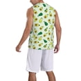 thumbnail image 2 of Naloa Cartoon Fruit Basketball Jersey Reversible Men's Mesh Athletic Sports Shirts Training Practice S-4XLMedium, 2 of 6