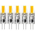 thumbnail image 1 of G4 LED 220V 2W 2700K warm white 200LM, silicone bulbs replace traditional 20W halogen bulbs, 5-pack, 1 of 5