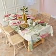 thumbnail image 2 of Pioneer Flower Floral Print Pattern Rectangle Tablecloth 60"x102",Waterproof Polyester Rectangle Table Cloth, Wipeable Spillproof Polyester Tablecloth for Dining, Camping, Indoor and Outdoor, 2 of 6