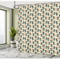 thumbnail image 5 of Ambesonne Tropical Shower Curtain, Toucan and Exotic Botany, 69"Wx84"L, Cream Multicolor, 5 of 5