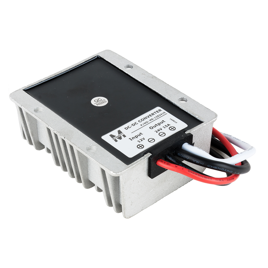 Powers 360W DC-DC Step-Up Converter – 12V To 24V 15A Voltage Booster With Bracket Mount
