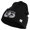 Black, variant on U.S. Army Paratrooper and Ranger Badge Logo Embroidered 12 Inch Solid Knit Cuff Long Beanie Made in USA - Olive OSFM