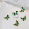 thumbnail image 2 of Nail Ornament 10Pcs DIY Creative Shape Exquisite Butterfly Nail Charm Manicure Designs, 2 of 5