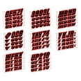 thumbnail image 4 of STIFFIE Techtron Black/Red 3" Alpha-Numeric Identification Custom Kit Registration Numbers & Letters Marine Stickers Decals for Boats & Personal Watercraft PWC, 4 of 8