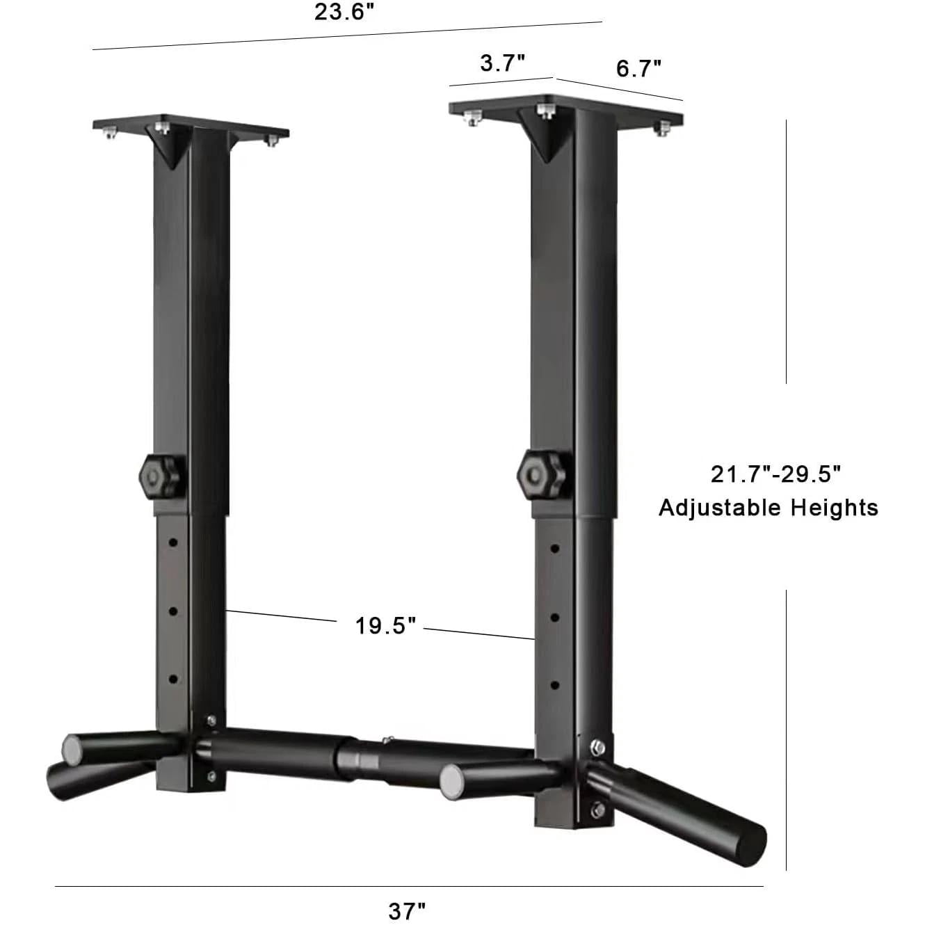 Heavy-Duty Ceiling Mounted Pull Up Bar for Home Gym - 600 Lbs Capacity