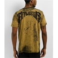 thumbnail image 5 of Affliction Clothing Men's T-Shirt High Stakes Felt Graphic Wood Dip Dye Tee (Small, Wood Thrush), 5 of 7
