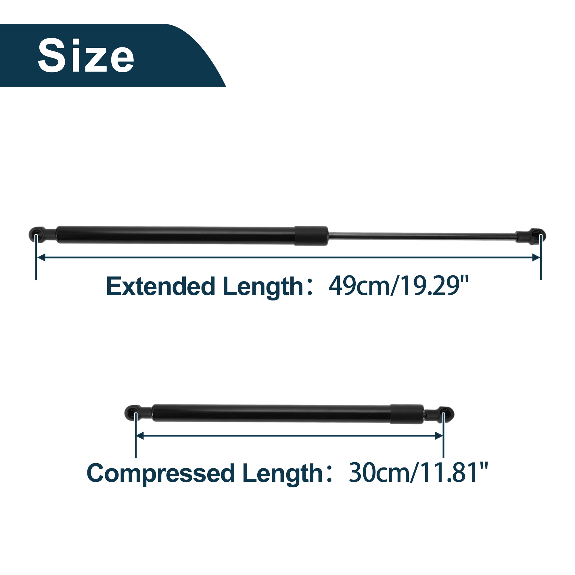 Unique Bargains 2Pcs Tailgate Lift Supports Struts for Volvo C30 Hatchback 2006-2012