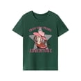 thumbnail image 4 of Camiseta básica para mujer, ropa de calle, cuello redondo, para deportes de playa, Camping L, 4 of 8