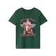 thumbnail image 4 of Camiseta básica para mujer, cómoda camiseta con cuello redondo para ir de compras, trabajo, camping L, 4 of 8