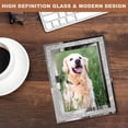 thumbnail image 2 of Picture Frames IZIDDO - Marco de fotos de cristal con purpurina (5 x 7 pulgadas, 2 unidades), 2 of 6