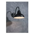 thumbnail image 5 of Project Source Barn light 2 -Pack 9.45-Inches H Matte Black Hardwired Outdoor Wall Light, 5 of 7