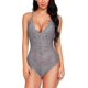 thumbnail image 5 of Body de encaje sexy con escote en V profundo para mujer, 5 of 5