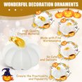 thumbnail image 3 of keepw Unique Style Crystal Pumpkin Ornament Add Charm To Home Decor Materials Exquisite Pumpkin Statue White, 3 of 6