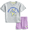 Grateful Dead Light Gray Heather, variant on Baby Girls Graphic Tee and Bike Shorts Set, 2-Piece, Sizes 0/3M-6/9M