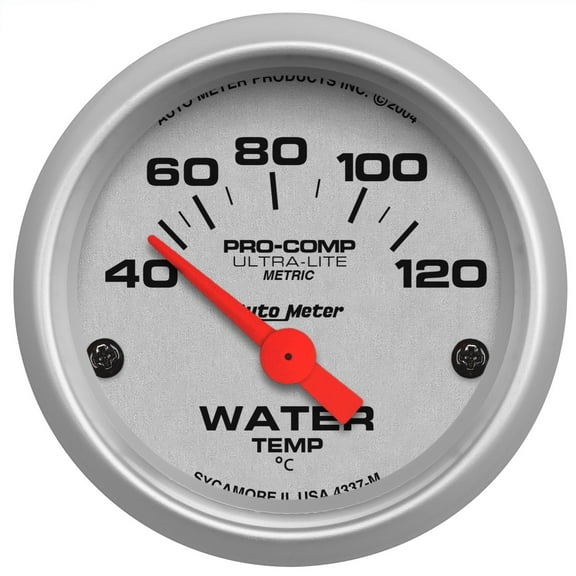 AutoMeter 4337M Ultra-Liter Electric Water Temperature Gauge