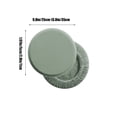 thumbnail image 3 of Kadlawus Elastic Round Stool Cover for Bar, Milk Silk Polyester Chair Cover, Waterproof Elastic Stool Slipcover for Lift Chair, Dining Chair, Kitchen Stool, 3 of 6