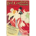 thumbnail image 2 of Leonetto Cappiello 11x14 Gold Ornate Wood Frame and Double Matted Museum Art Print Titled - Paris Couture Bal (1924), 2 of 4
