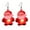 C, variant on (2 Pack) Christmas Earrings Luminous Holiday Party Accessories Light Up Tree Bulb Designs Festive Flashing Jewelry for Celebration Events