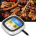 thumbnail image 2 of Termómetro De Cocina Digital, Diseño De Pantalla Táctil Sensible, Temporizador De Alimentos Para Cocinar, Termómetro De Carne, Cocina Al Aire Libre Para Horno, Horno, Cocina, Higoodz Meat Thermometer with Timer Alert, 2 of 8