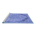 thumbnail image 2 of Ahgly Company Machine Washable Indoor Rectangle Abstract Blue Modern Area Rugs, 7' x 9', 2 of 4