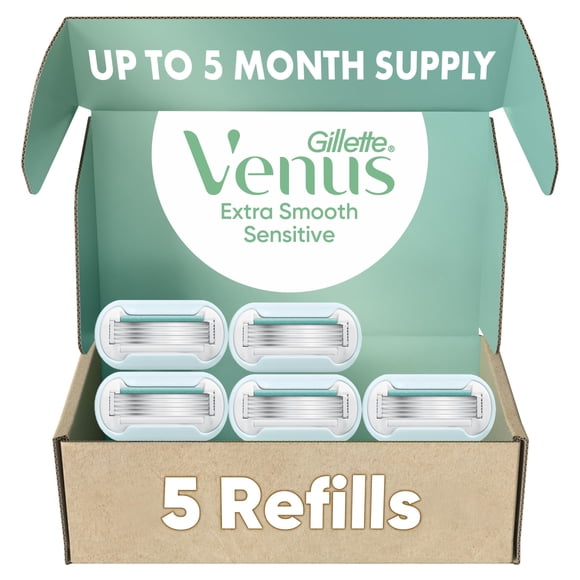 Cartuchos de Cuchillas Gillette Venus Extra Suave Paquete de 5