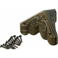 thumbnail image 2 of Hongchun Corner Metal Corner Protector Bronze Style Alloy Furniture Decorative Protection Corner Furniture Triangle Box Protectors for Furniture Wooden Box Jewelry Box 10pcs (Bronze), 2 of 5
