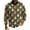Army Green, variant on Wutalume Men's V-Neck Christmas Print Sweater, Long Sleeve Ribbed Knit Pullover, Cozy Stretch Top for Holiday Parties, Casual Comfort and Layering,Army Green L