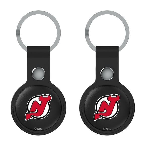 Keyscaper  Black New Jersey Devils Two-Pack AirTag Holders