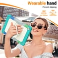 thumbnail image 4 of Case for iPad 6th/5th Gen (2018 2017)/iPad Air 2/iPad Pro 9.7 inch, 360 Rotating Stand Handle Shoulder Strap Heavy Duty Shockproof Cover, Rainbow Blue, 4 of 7