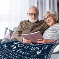 thumbnail image 4 of 30th Anniversary Wedding Gifts Blanket 60"x50" - 30th Anniversary Wedding Gifts for Couples/Wife - Romantic Gifts for Her - 30th Anniversary Decorations - 30th Anniversary Wedding Gift Ideas, 4 of 5