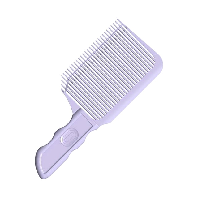 Peine de posicionamiento curvo, peine con Clip para corte de pelo, peine portátil que se desvanece, peine para cortar el cabello para barbería,