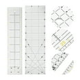 thumbnail image 1 of Fyydes 2 Pcs Règle de Quilting Multi-Fonction Couture Dessin Ébauche Artisanat Échelle Outil de Mesure, Règles de Mesure, Règle de Dessin, 1 of 9