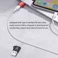 thumbnail image 2 of Charging Adapter Mini Phone USB to Type-C Converter Portable USB 3.0 Aluminum Alloy Adapter, Red, 2 of 9