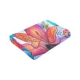 thumbnail image 6 of Kll Fleece Blanket Plush Throw Blanket Bright Flowers,Soft Fuzzy Cozy Flannel Blanket For Couch Sofa Bed.(50"X40"), 6 of 9