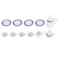 thumbnail image 1 of 15pcs Tea Cup Set Miniature Porcelain Flower Dollhouse Kitchen Decor Collection with Brilliant Simulation for Tea Lovers, 1 of 7