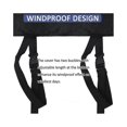 thumbnail image 3 of 2ft Firewood Log Hoop Cover for Outdoor and Indoor 100% Waterproof 420D Oxford Heavy Duty Firewood Log Holder Cover with 2 Buckles, Long Zipper, 4 Sea, 3 of 5