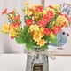 thumbnail image 4 of Flores artificiales, plantas artificiales, decoración con flores falsas, ramo de flores artificiales, 28 flores pequeñas, decoración de ingeniería para el hogar, exhibición de sala de estar, flores ar, 4 of 4